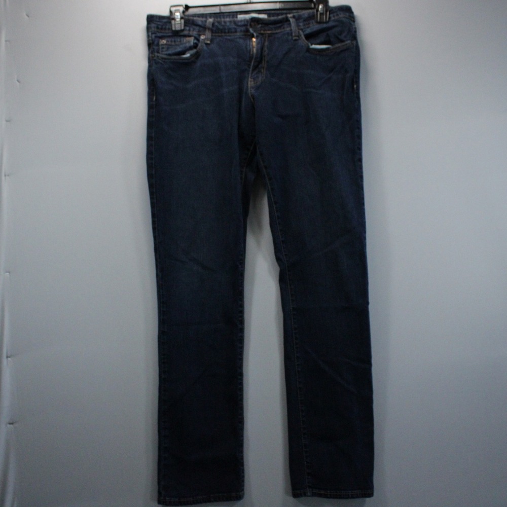 Signature by Levi Strauss & Co Modern Straight Jeans Dark Wash Womens 16L/C